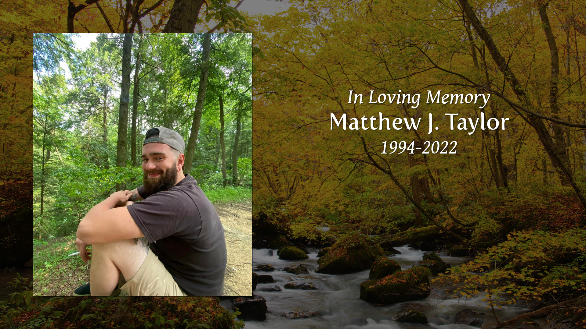 Matthew J. Taylor Tribute Video