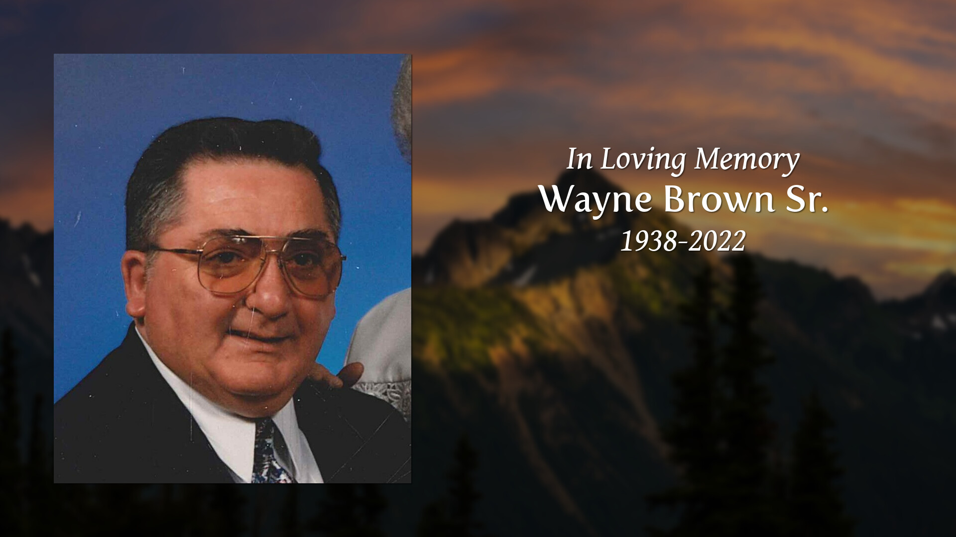 Wayne Brown Sr. Tribute Video
