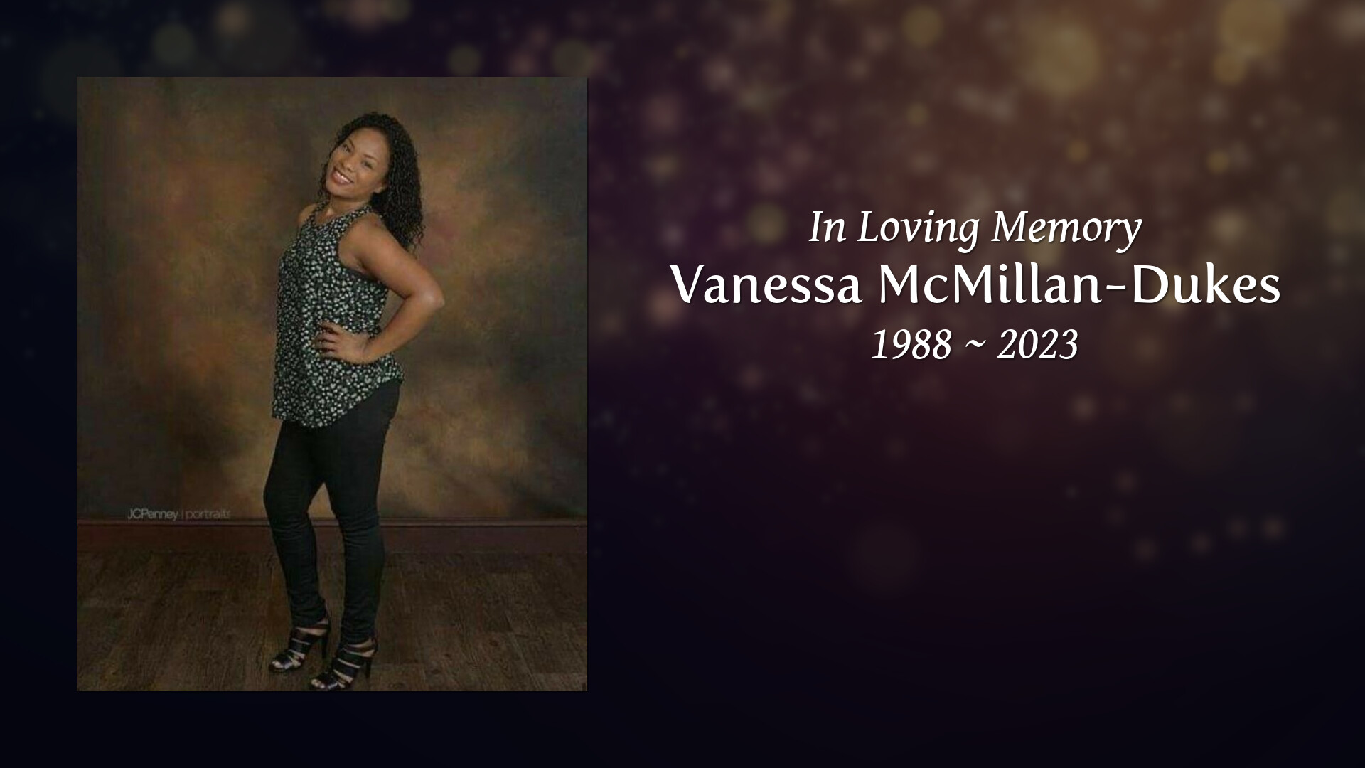 Vanessa mcmillan dukes tribute video