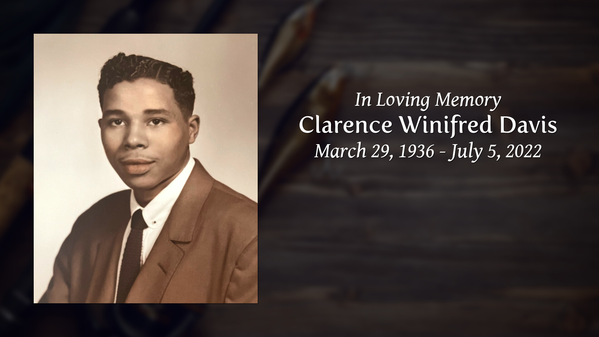Clarence Winifred Davis Tribute Video