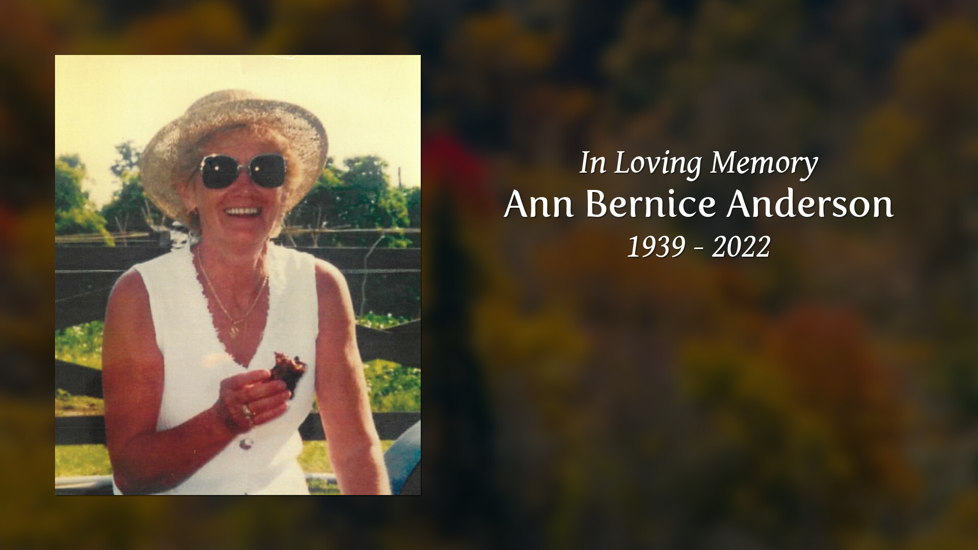 Ann Bernice Anderson Tribute Video