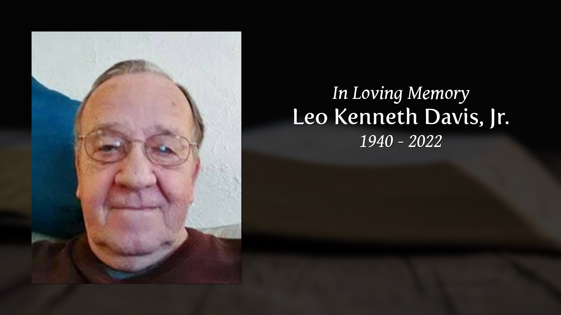 Leo Davis, Jr. Tribute Video