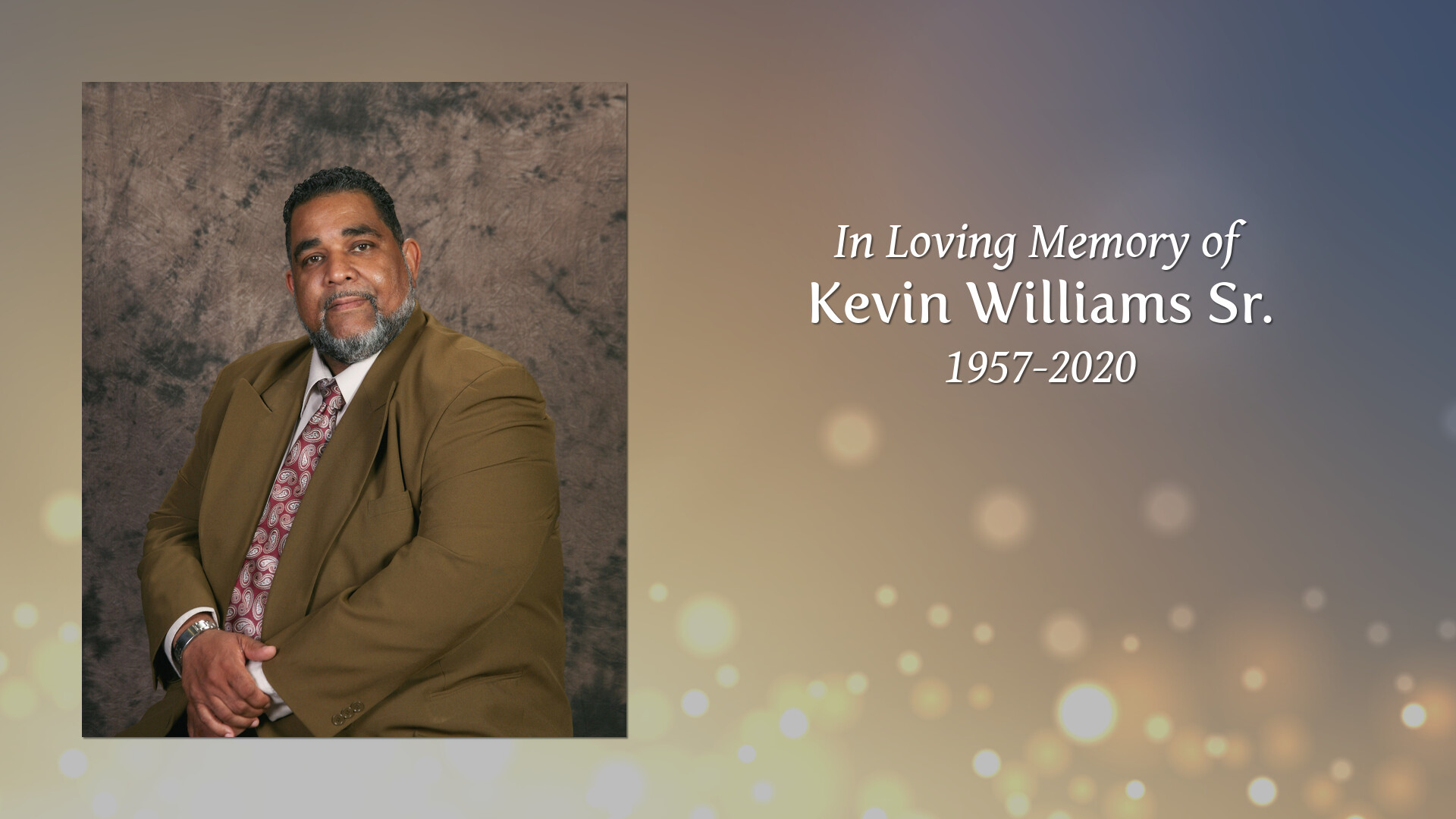 Kevin Williams Sr. Tribute Video