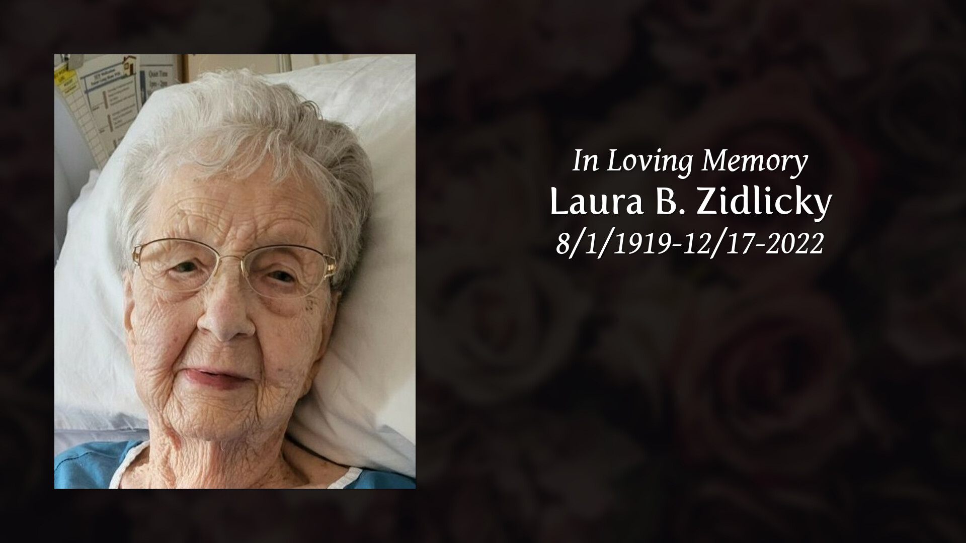 Laura B. Zidlicky - Tribute Video